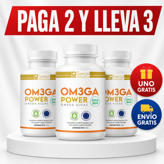 Om3ga Power - Omega 3 de algas DHA 800