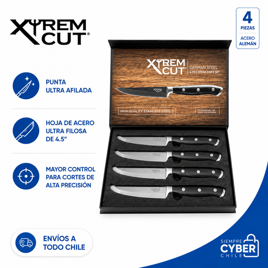 Xtrem Cut Steak Series Set Cuchillos x 4