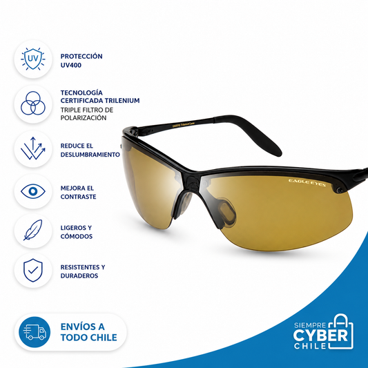 Eagle Eyes Lentes Sol Bloqueo Rayos UV