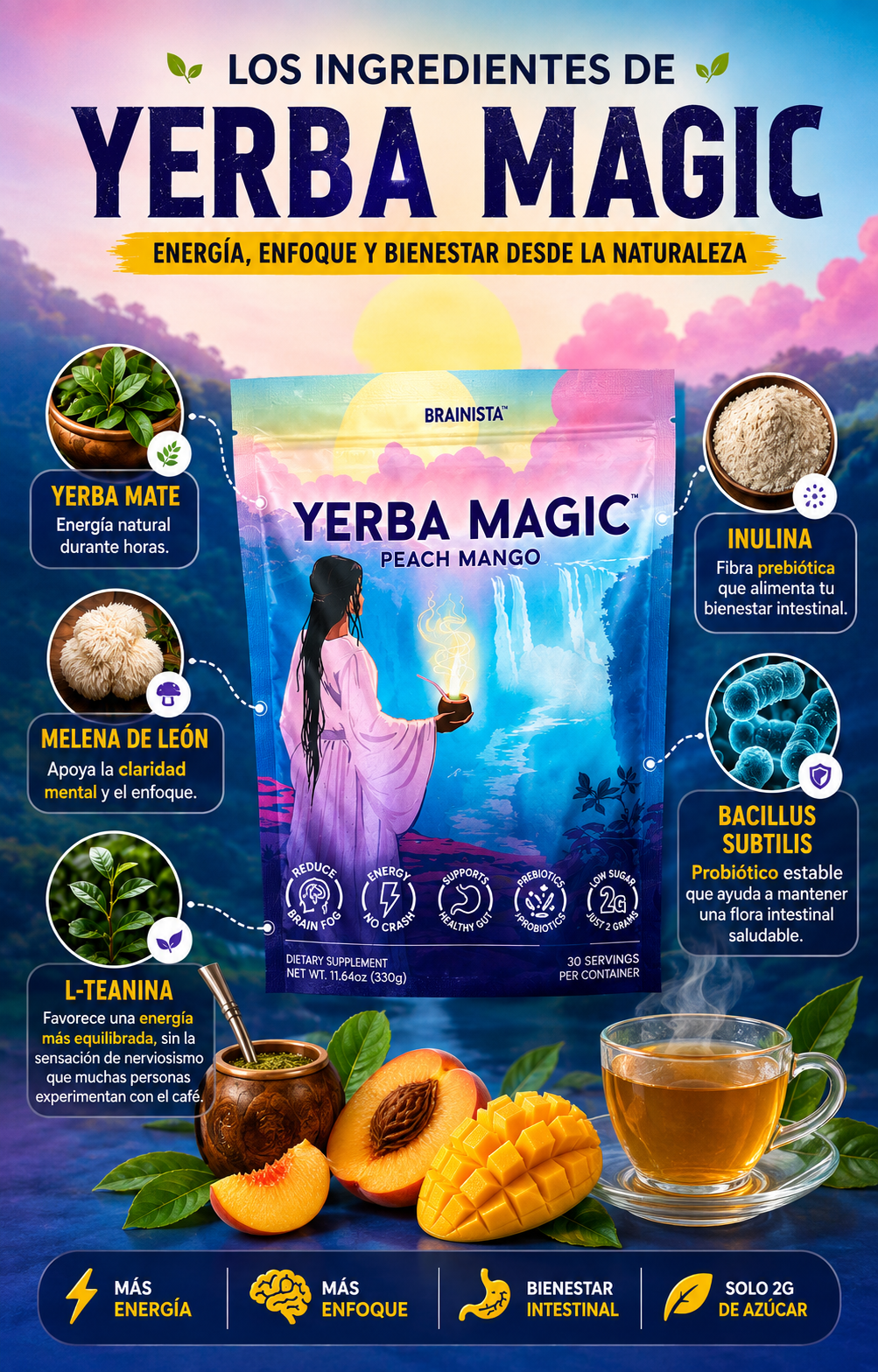Ingredientes principales de Yerba Magic