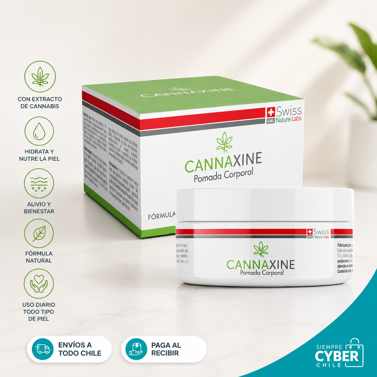 Cannaxine Pomada Alivia Dolores