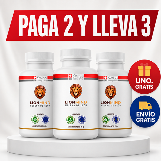 LionMind Suplemento con Melena de León